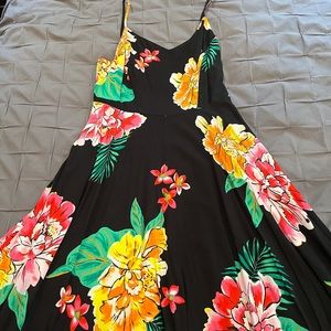 Old Navy Floral Spaghetti Strap Dress (XS)